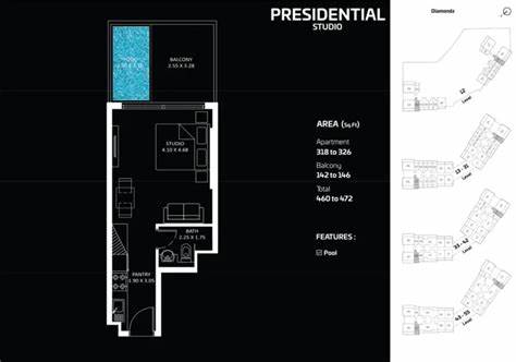  Danube Diamondz Floor plan